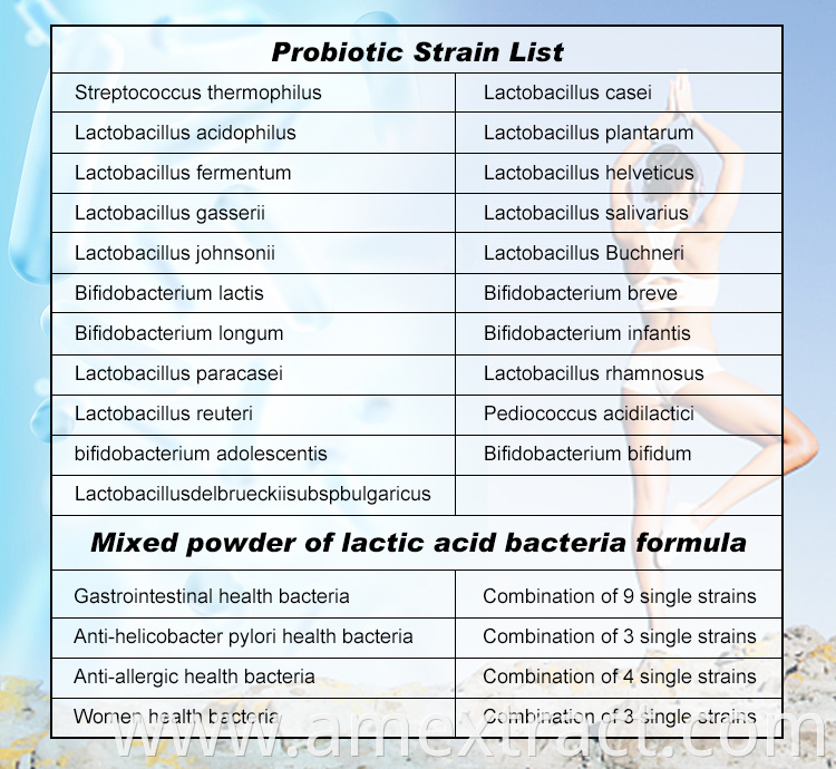 different Probiotic Powder 